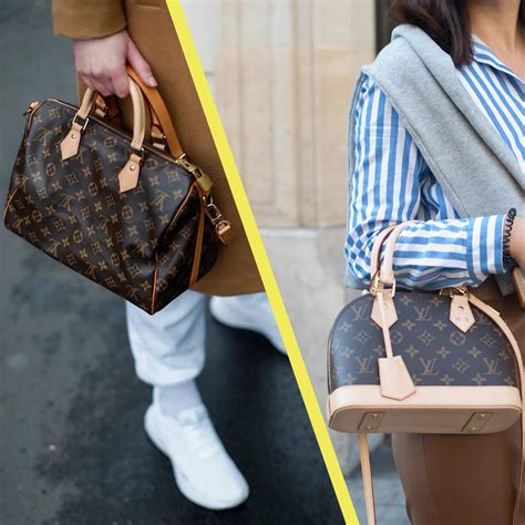 louis vuitton speedy vs alma|Louis Vuitton Alma handbag.